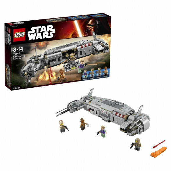 Конструктор LEGO Star Wars 75140 Военный транспорт Сопротивления в Курске