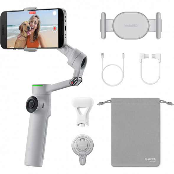 Стабилизатор Insta360 Flow 2 Pro Creator Kit, Stone Gray в Курске