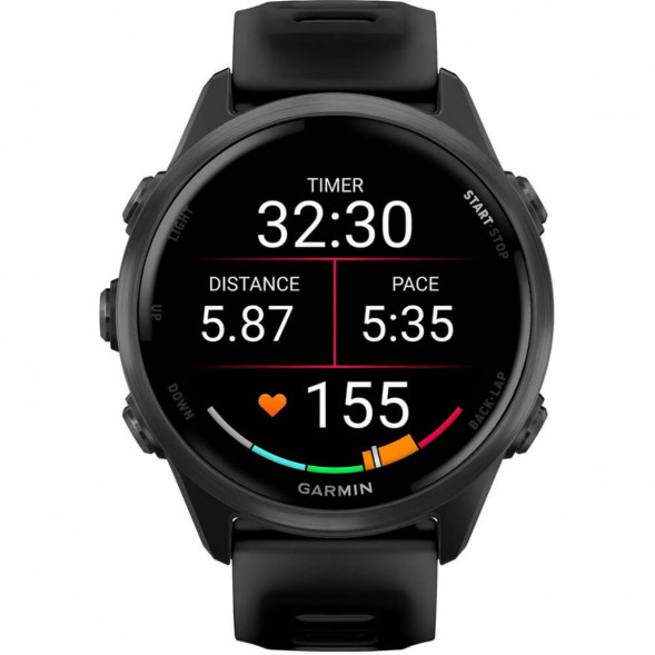 Умные часы Garmin Forerunner 570 42 мм Slate Grey Aluminium/Translucent Black 010-02970-00 в Курске