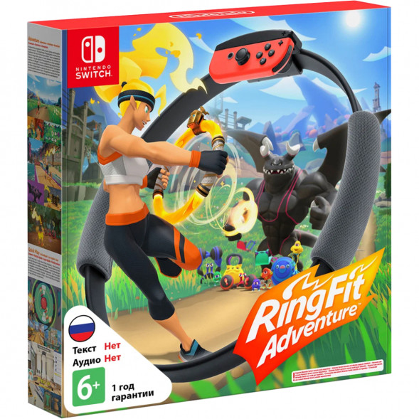Ring Fit Adventure (Игра + контроллер Ring-Con + ремень на ногу Belt) [Nintendo Switch, английская версия] в Курске
