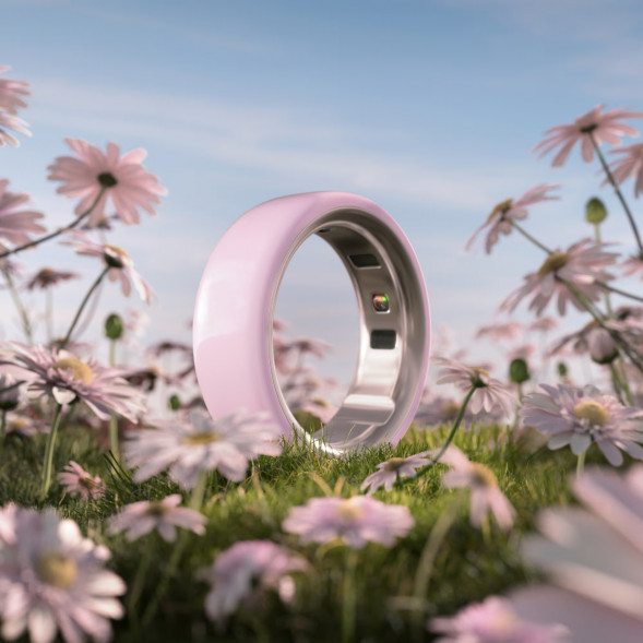 Умное кольцо Oura Ring 4 Ceramic (размер 14), Розовый/Petal в Курске