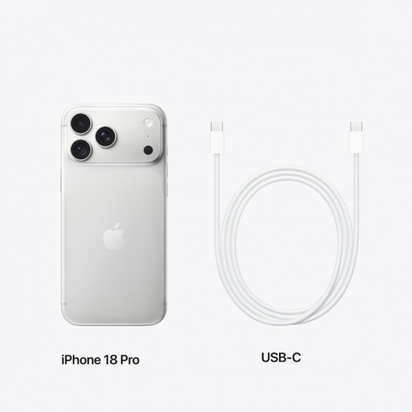 Смартфон Apple iPhone 18 Pro 2TB (eSIM), Silver в Курске