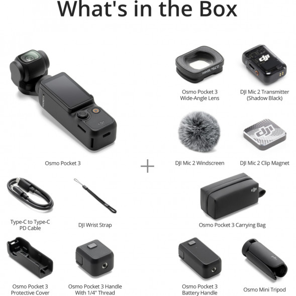 Экшн-камера DJI Osmo Pocket 3 Creator Combo в Курске