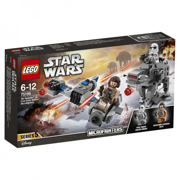 Конструктор LEGO Star Wars 75195 Бой пехотинцев Первого Ордена против спидера на лыжах в Курске