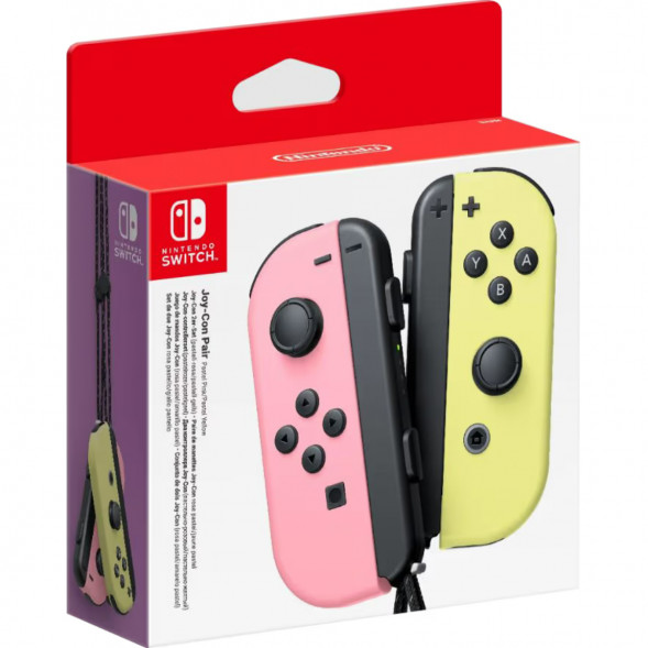 Геймпад Nintendo Switch Joy-Con controllers Duo, пастельный розовый / пастельный жёлтый в Курске