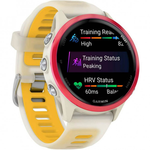 Умные часы Garmin Forerunner 570 42 мм Raspberry Aluminium/Translucent Bone/Mango 010-02970-02 в Курске