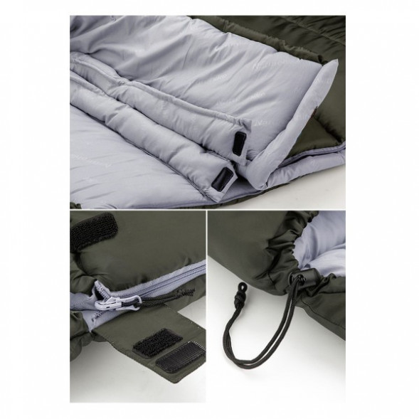 Спальный мешок Naturehike U350S (Правый), коричневый в Курске