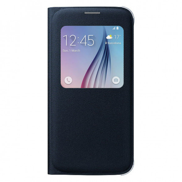 Чехол для Samsung Galaxy S6 S-View Cover (EF-CG920BBE), Black в Курске