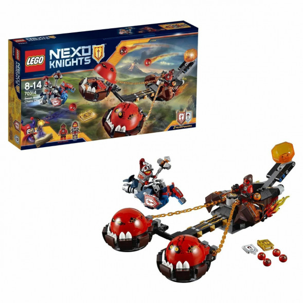 Конструктор LEGO Nexo Knights 70314 Безумная колесница Укротителя в Курске