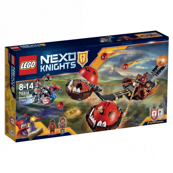 Конструктор LEGO Nexo Knights 70314 Безумная колесница Укротителя в Курске