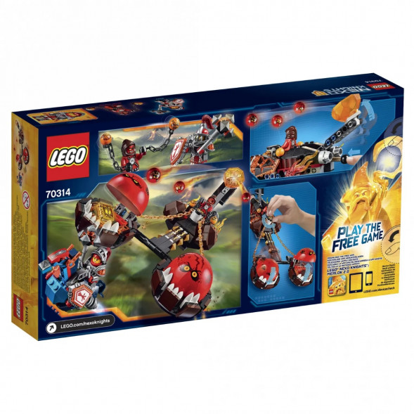 Конструктор LEGO Nexo Knights 70314 Безумная колесница Укротителя в Курске