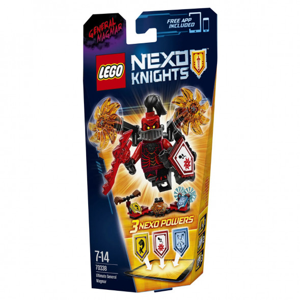 Конструктор LEGO Nexo Knights 70338 Генерал Магмар — Абсолютная сила в Курске
