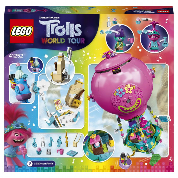 Конструктор LEGO Trolls 41252 Путешествие Розочки на воздушном шаре в Курске