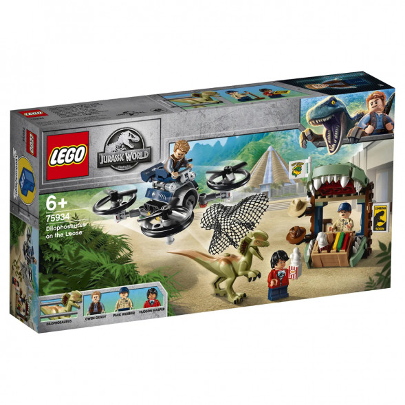 Конструктор LEGO Jurassic World 75934 Побег дилофозавра в Курске