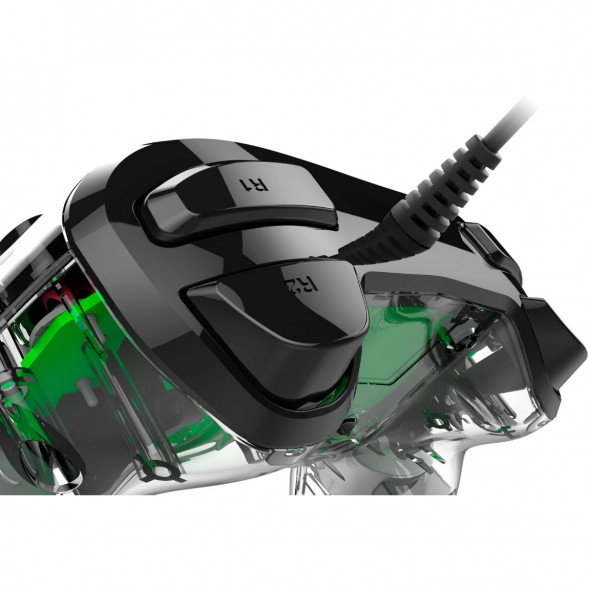 Геймпад проводной Nacon Illuminated Compact PS4, зеленый в Курске