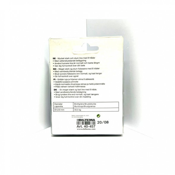 Леска Biltema 40-457 0,50mm 250m 34,5kg  (изумрудно-зеленый) в Курске