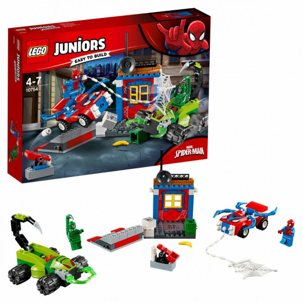 Конструктор LEGO Juniors 10754 Решающий бой Человека-паука против Скорпиона в Курске