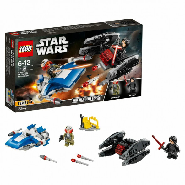 Конструктор LEGO Star Wars 75196 Истребитель типа A против бесшумного истребителя СИД в Курске
