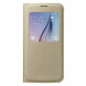 Чехол для Samsung Galaxy S6 S-View Cover (EF-CG920BFE), Gold в Курске