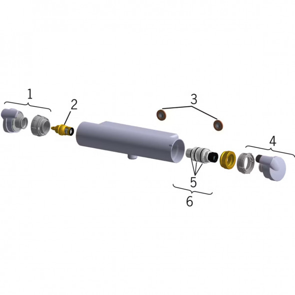Термостатический смеситель для душа Oras Optima (7160), хром в Курске