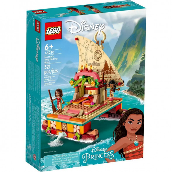 Конструктор LEGO Disney Princess 43210 Путеводная лодка Моаны в Курске