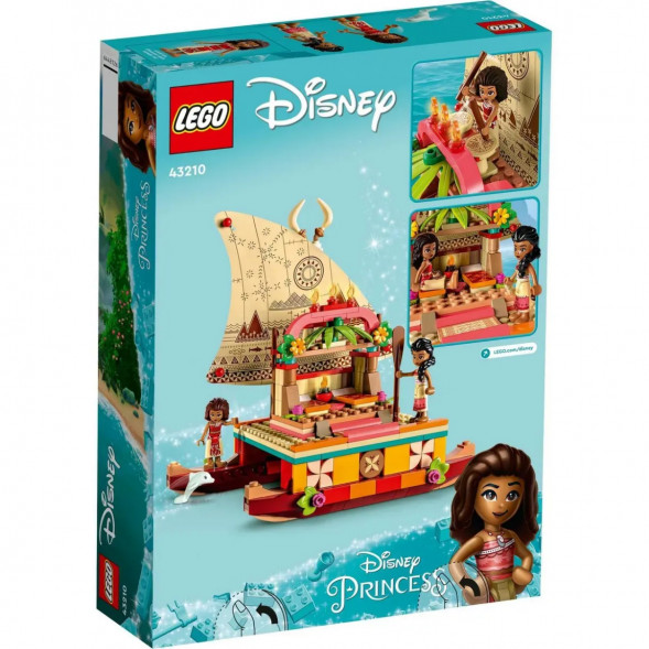 Конструктор LEGO Disney Princess 43210 Путеводная лодка Моаны в Курске