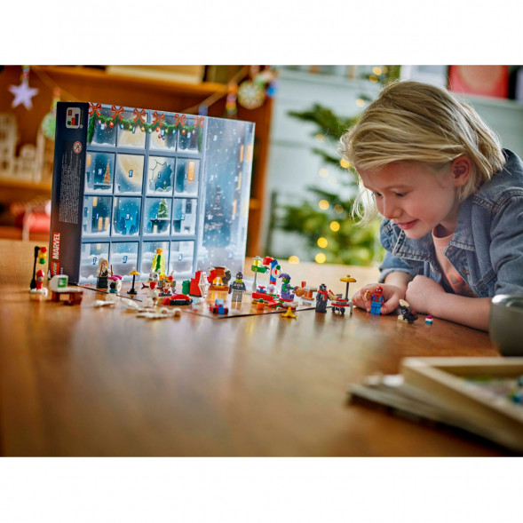 Конструктор LEGO Super Heroes 76293 Новогодний календарь Человек-паук, 2024 в Курске