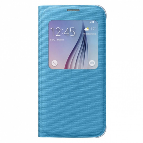Чехол для Samsung Galaxy S6 S-View Cover (EF-CG920BLE), Blue в Курске