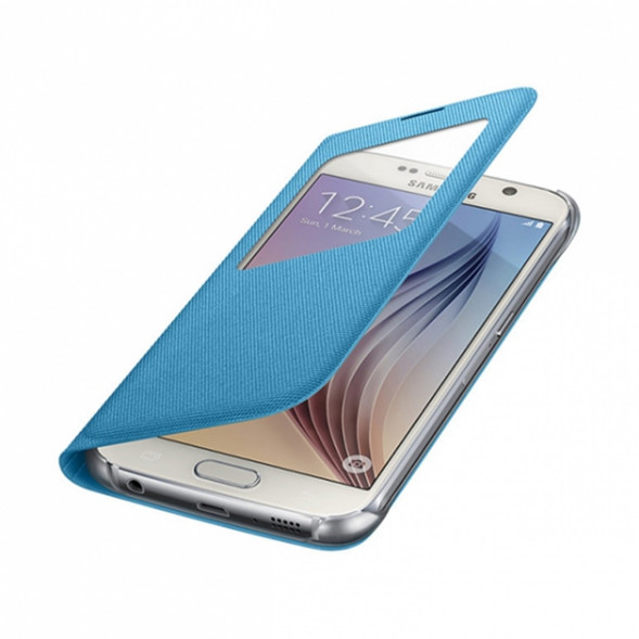 Чехол для Samsung Galaxy S6 S-View Cover (EF-CG920BLE), Blue в Курске