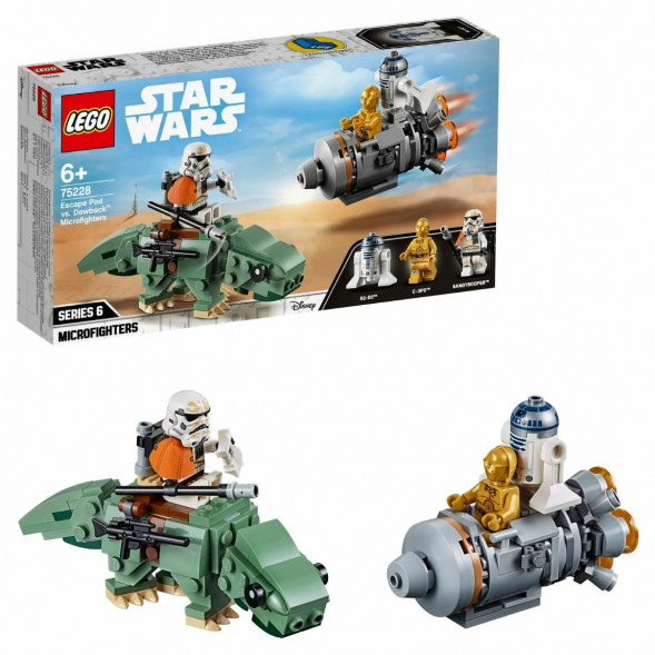 Конструктор LEGO Star Wars 75228 Спасательная капсула Микрофайтеры дьюбэк в Курске