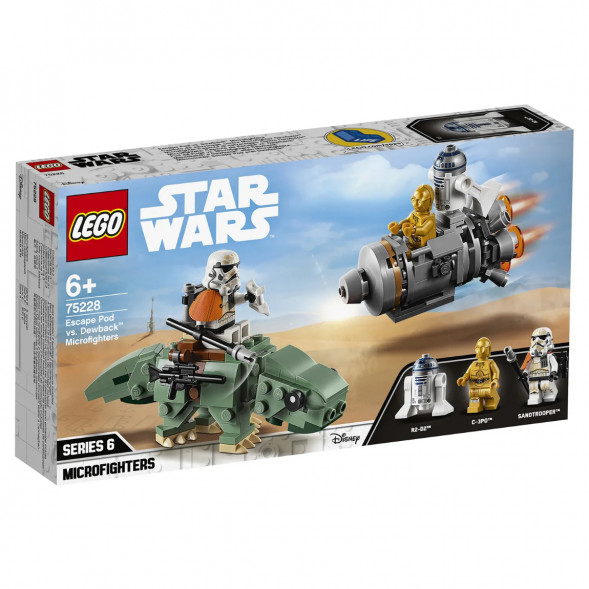 Конструктор LEGO Star Wars 75228 Спасательная капсула Микрофайтеры дьюбэк в Курске