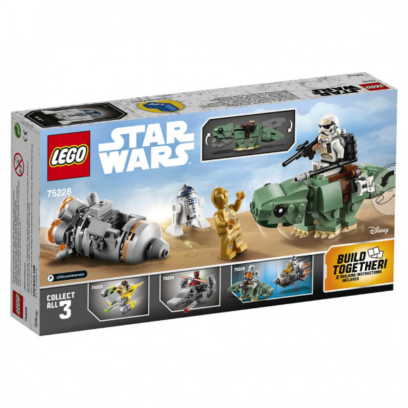 Конструктор LEGO Star Wars 75228 Спасательная капсула Микрофайтеры дьюбэк в Курске