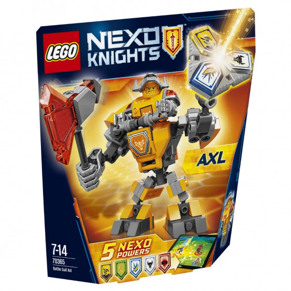 Конструктор LEGO Nexo Knights 70365 Боевые доспехи Акселя в Курске