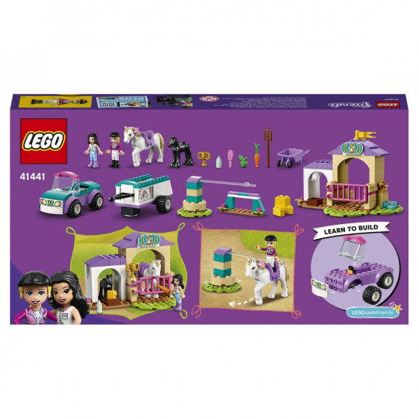 Конструктор LEGO Friends 41441 Тренировка лошади и прицеп для перевозки в Курске