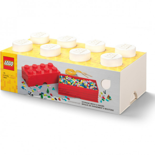 Пластиковый кубик для хранения LEGO Creator 4004, белый в Курске