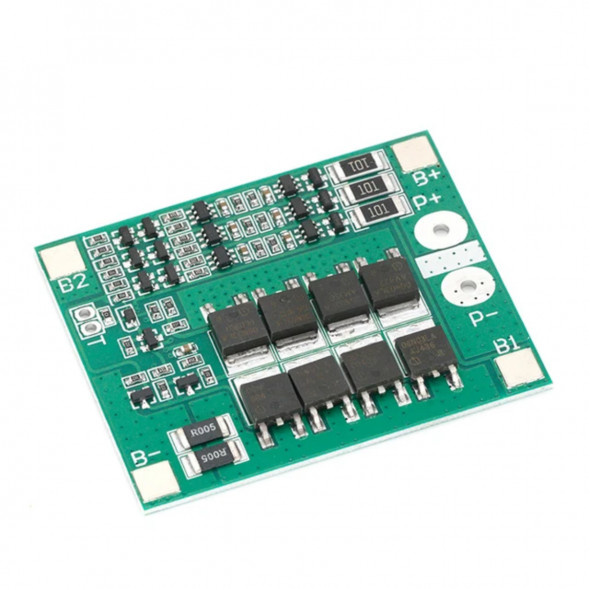 Плата защиты аккумулятора BMS 3S 25A для Li-ion в Курске