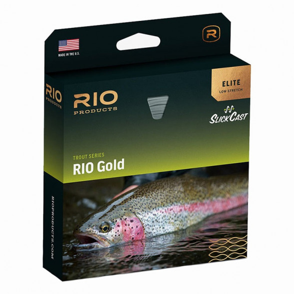 Леска RIO Elite Gold WF7F, Moss/Gold/Gray в Курске