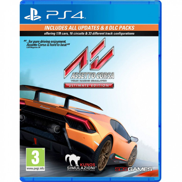 Игра Assetto Corsa. Ultimate Edition [PS4, русские субтитры] в Курске