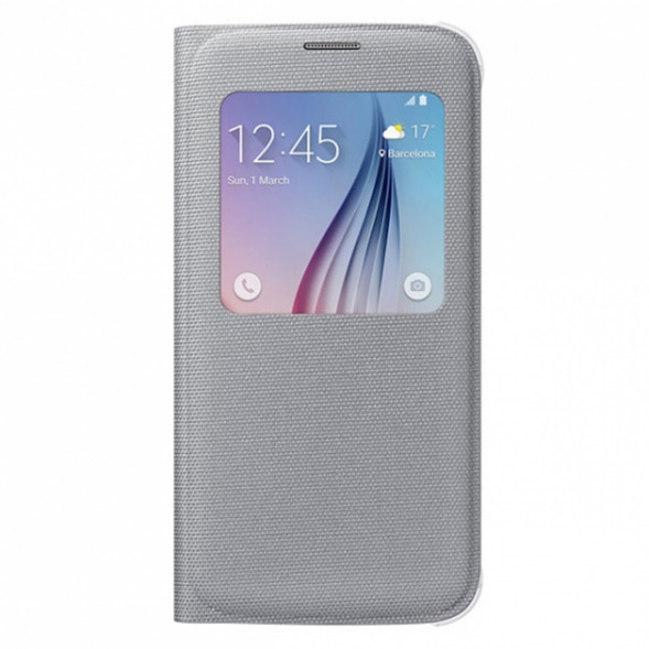Чехол для Samsung Galaxy S6 S-View Cover (EF-CG920BSE), Silver в Курске
