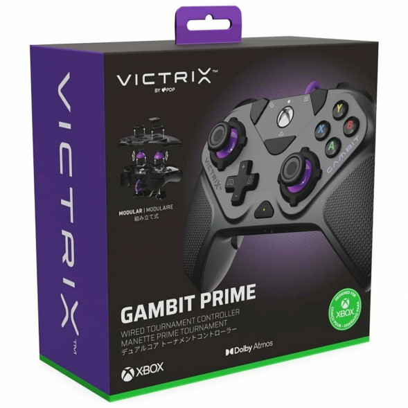 Проводной геймпад PDP Victrix Gambit Prime Tournament Controller Xbox One/Series/PC, черный в Курске
