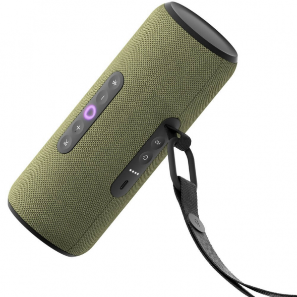 Умная портативная колонка Яндекс Станция Стрит с Алисой, зелёный в Курске