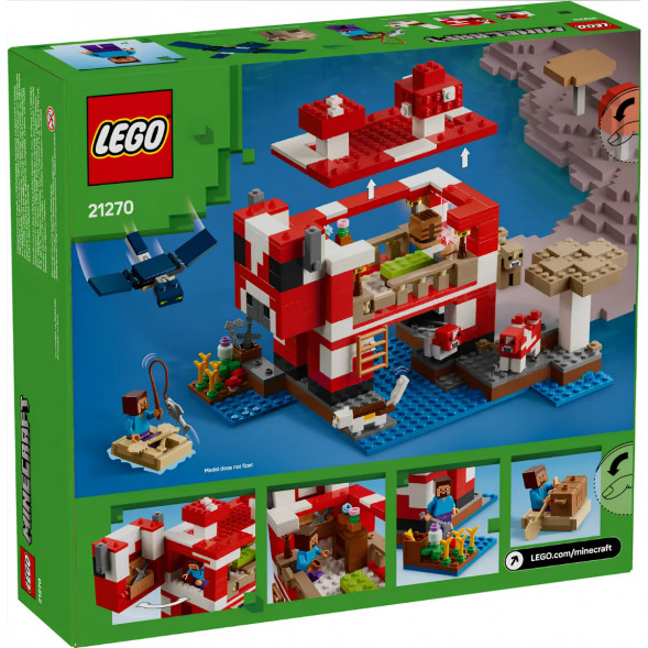 Конструктор LEGO Minecraft 21270 Грибной дом в Курске
