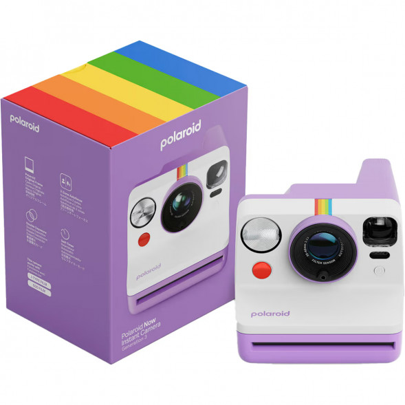 Фотоаппарат моментальной печати Polaroid Now Generation 3, фиолетовый в Курске