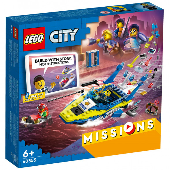 Конструктор LEGO City 60355 Детективные миссии водной полиции в Курске