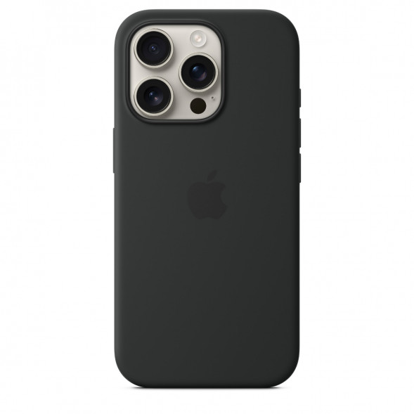 Чехол Apple iPhone 16 Pro Silicone Case with MagSafe, Black (MYYJ3ZM/A) в Курске