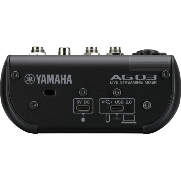 Микшер для стриминга Yamaha AG03MK2 LSPK Live Stream Black с аксессуарами в Курске