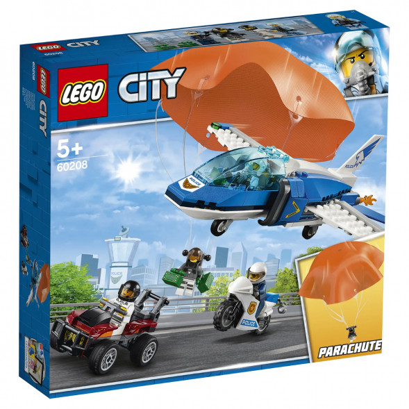 Конструктор LEGO City Police 60208 Воздушная полиция: арест парашютиста в Курске