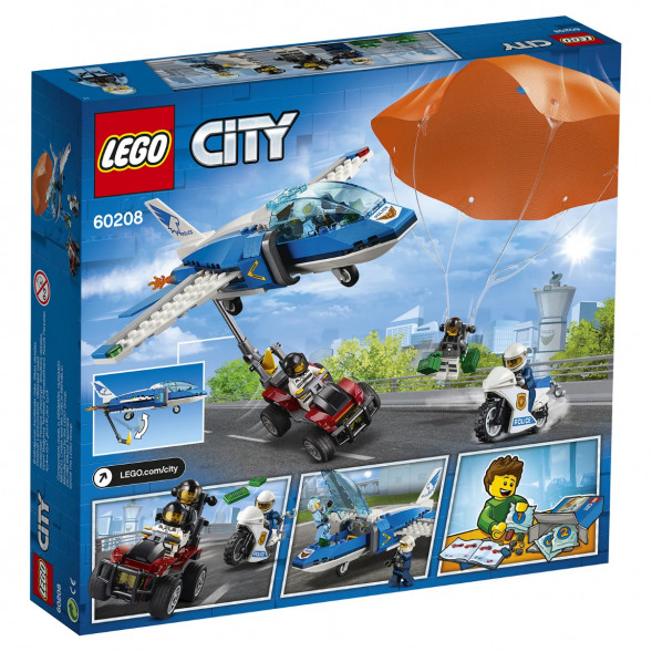 Конструктор LEGO City Police 60208 Воздушная полиция: арест парашютиста в Курске