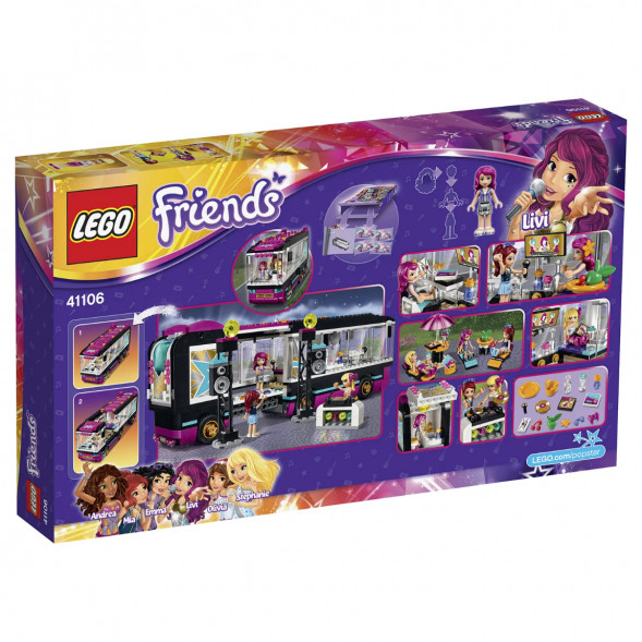 Конструктор LEGO Friends 41106 Поп звезда: гастроли в Курске