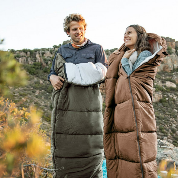 Спальный мешок NH20MSD07-U350S (Правый), темно-зеленый в Курске